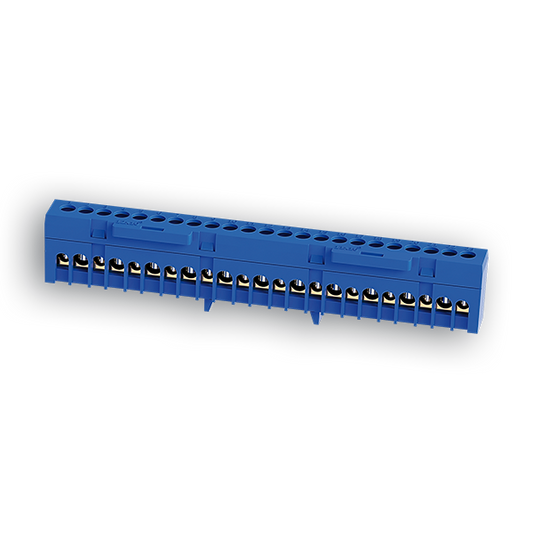 INSULATED NEUTRAL BUSBAR 23 CONNECTION BLUE